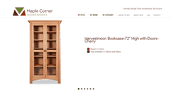 Desktop Screenshot of maplecornerwoodworks.com